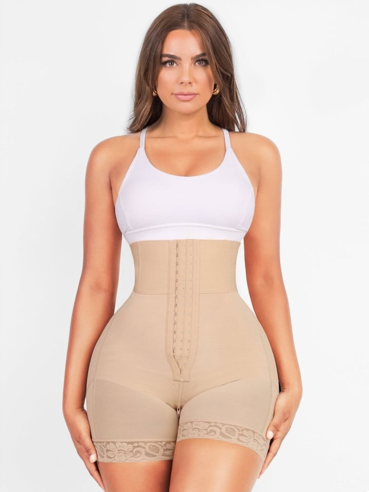 High-Compression Tummy Shaping Bodysuit