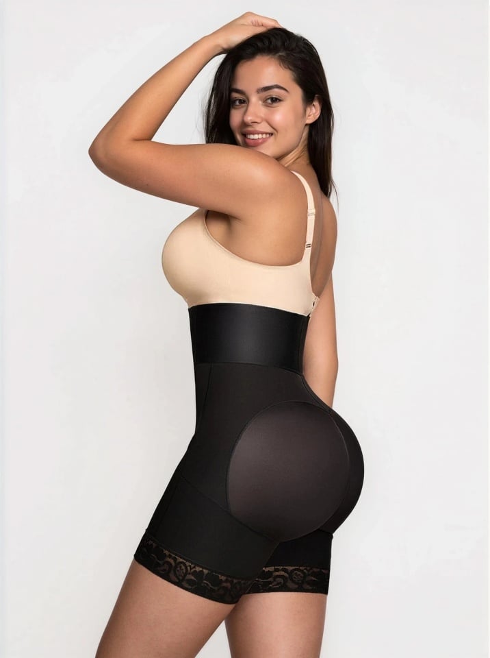 High-Compression Tummy Shaping Bodysuit