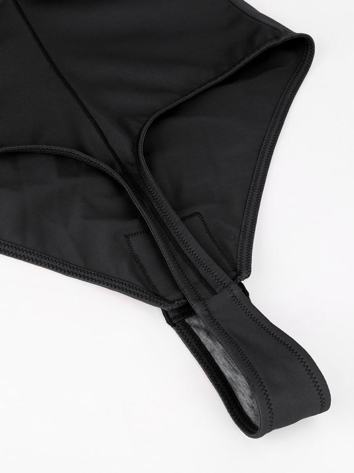Seamless Thong Bodysuit with Padded Cups