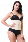 25-Bone Breathable Mini Corset, 25 cm - Nude