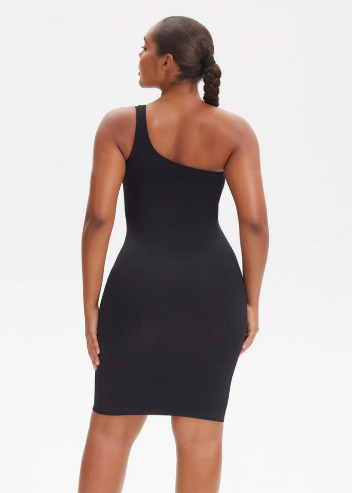 One-Shoulder Shaping Mini Dress