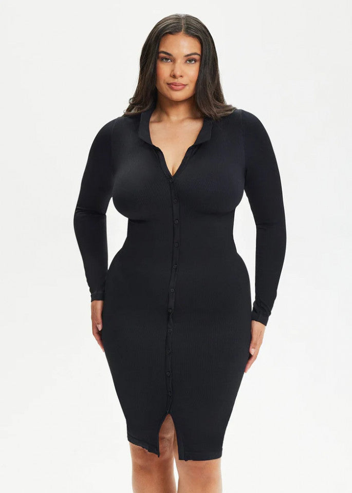 Shirt Dress with Light Shaping