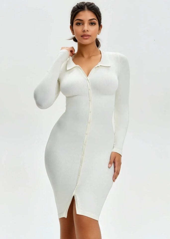 Shirt Dress with Light Shaping