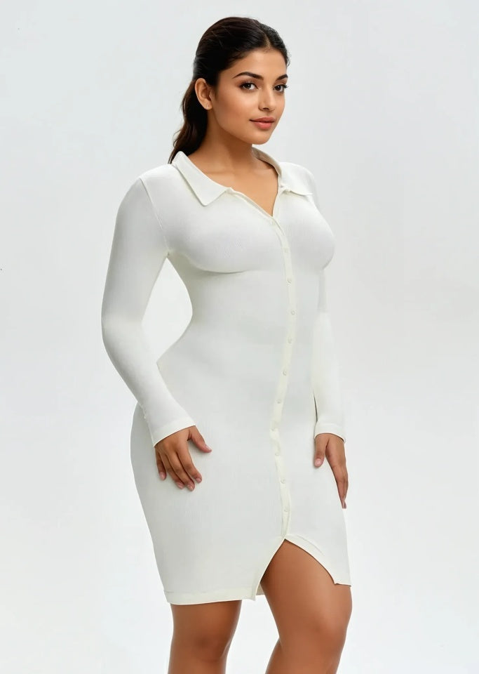 Shirt Dress with Light Shaping