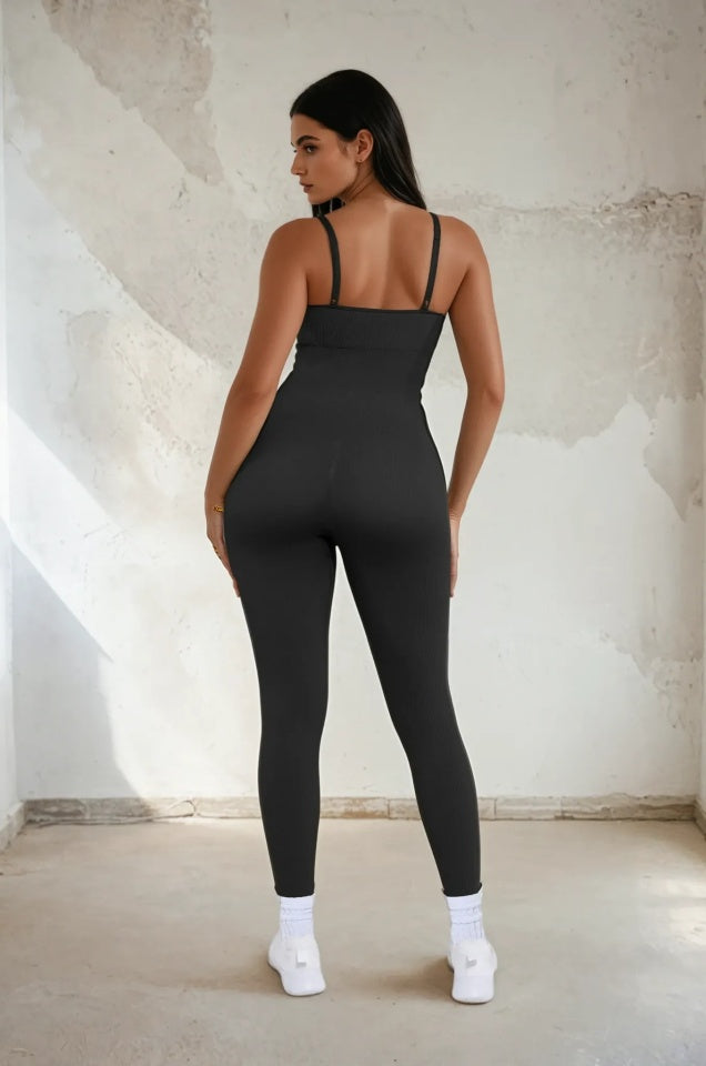 Seamless Thin-Strap Shaping Jumpsuit
