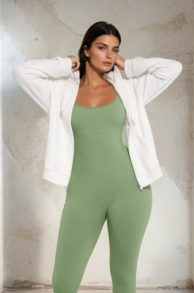 Seamless Thin-Strap Shaping Jumpsuit