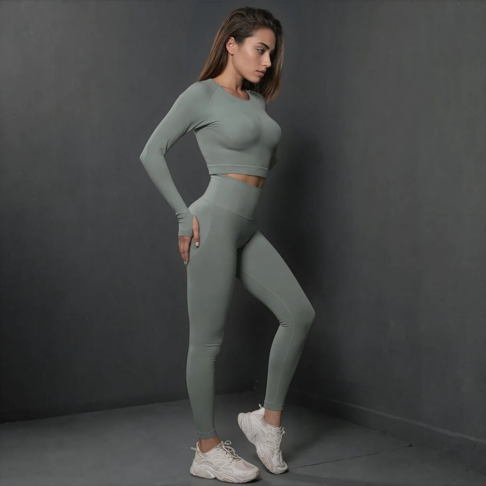 Seamless Two-Piece Activewear Set