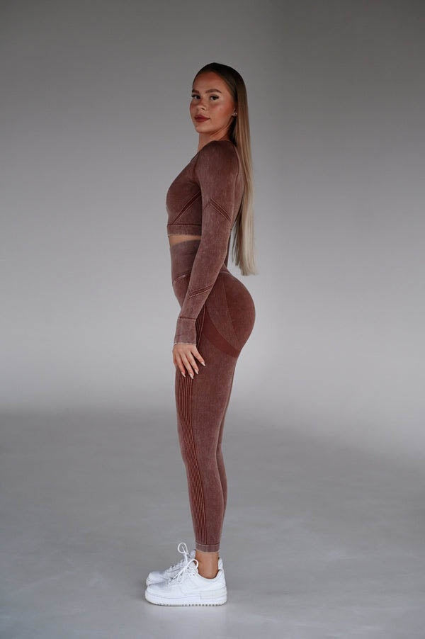 Seamless Two-Piece Set, Long Sleeve