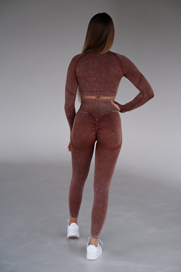 Seamless Two-Piece Set, Long Sleeve