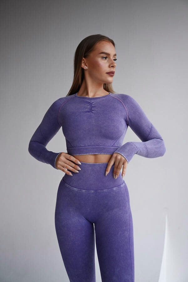 Seamless Two-Piece Set, Long Sleeve