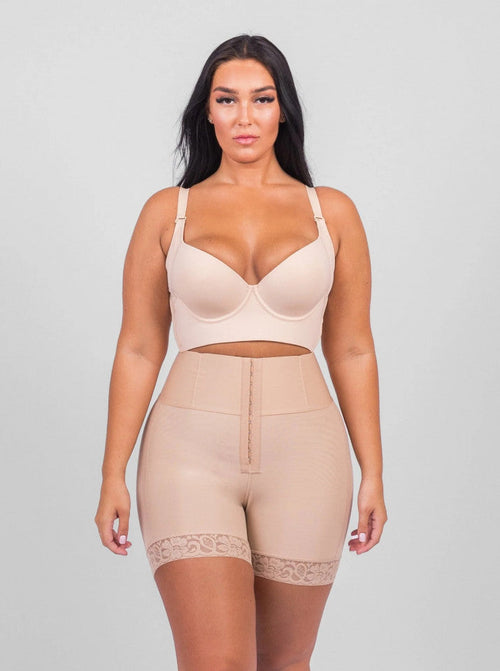 Full-Coverage Push-Up Bra - Nude