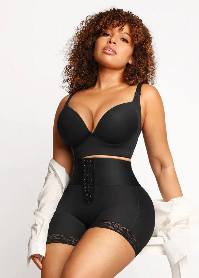 Full-Coverage Push-Up Bra - Black