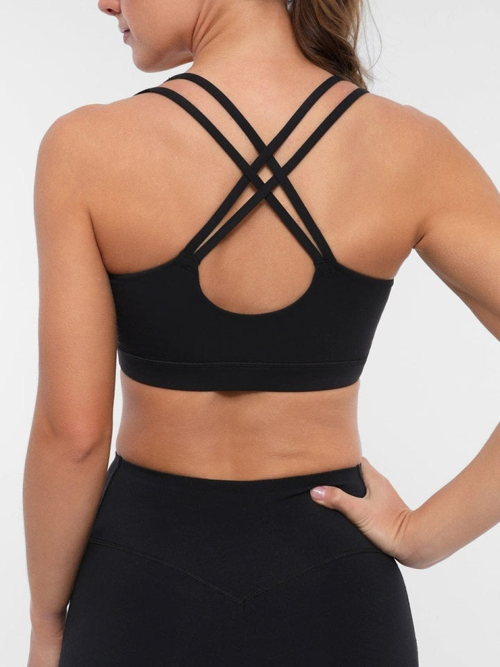 Cross-Back Sports Bra