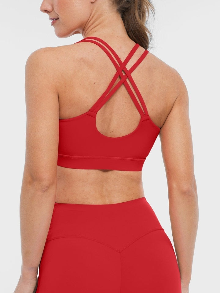 Cross-Back Sports Bra