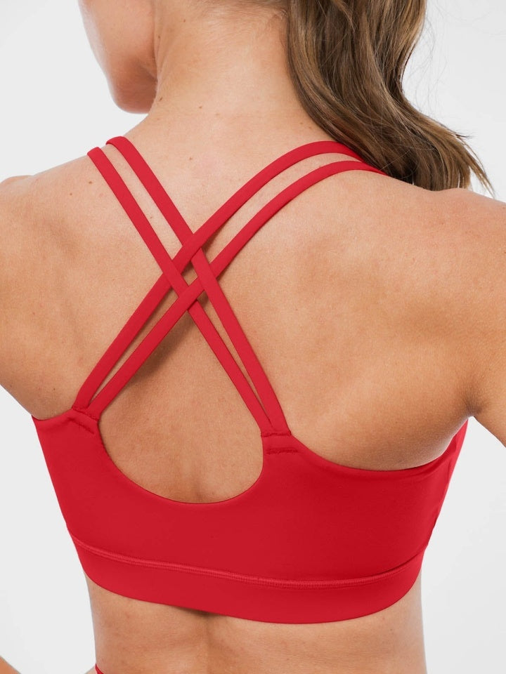 Cross-Back Sports Bra
