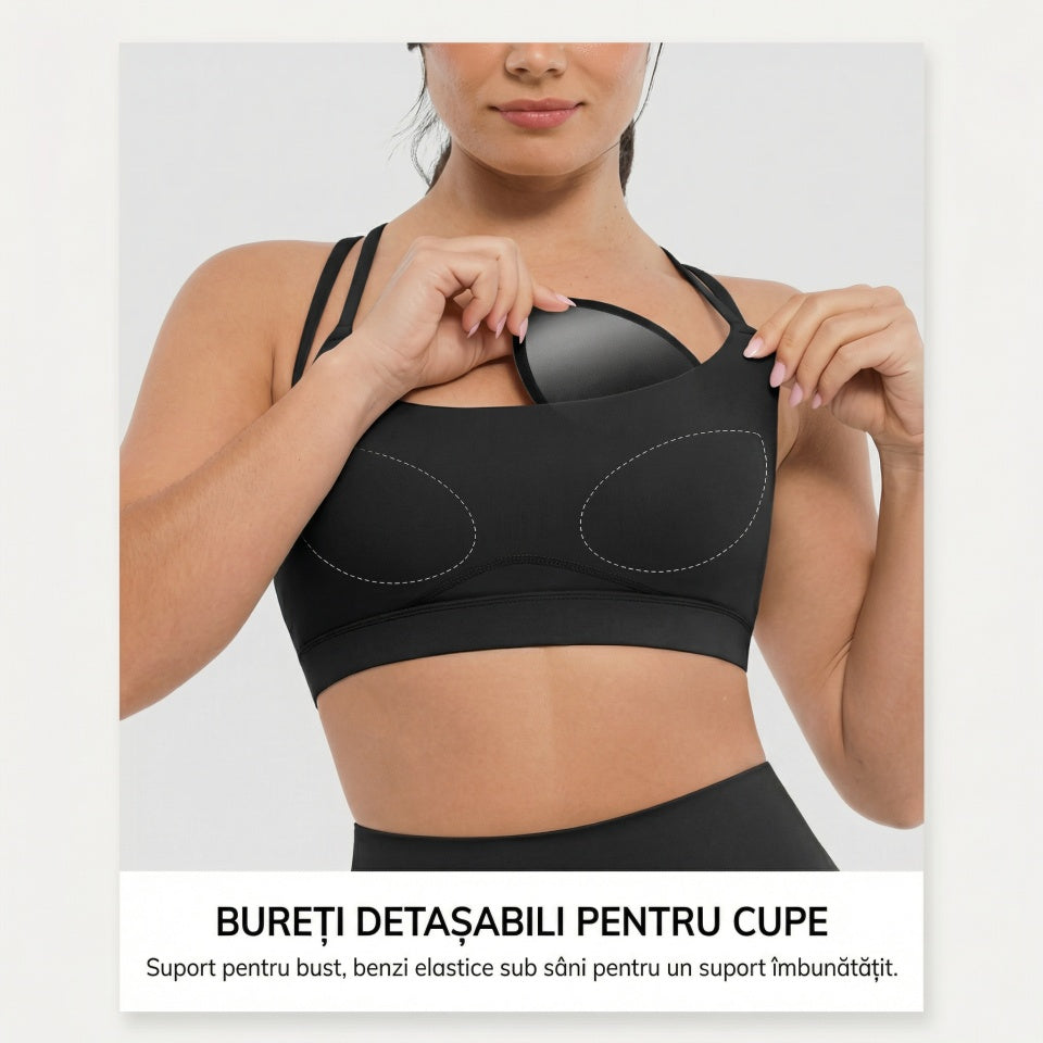 Cross-Back Sports Bra