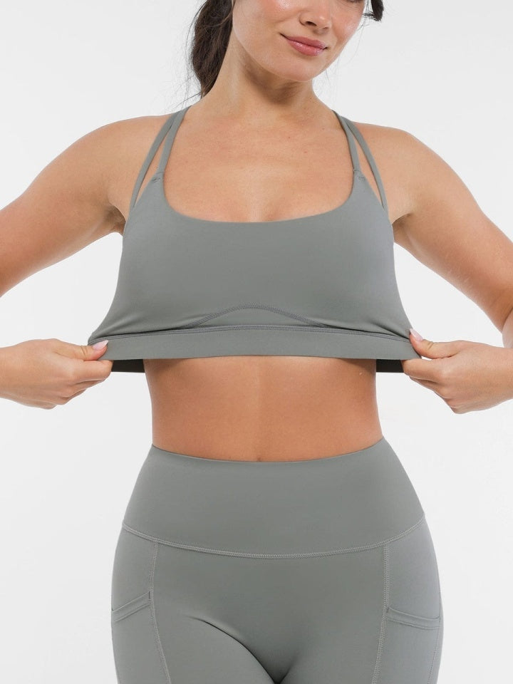 Cross-Back Sports Bra